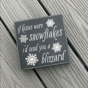 Decorative Snowflakes Sign